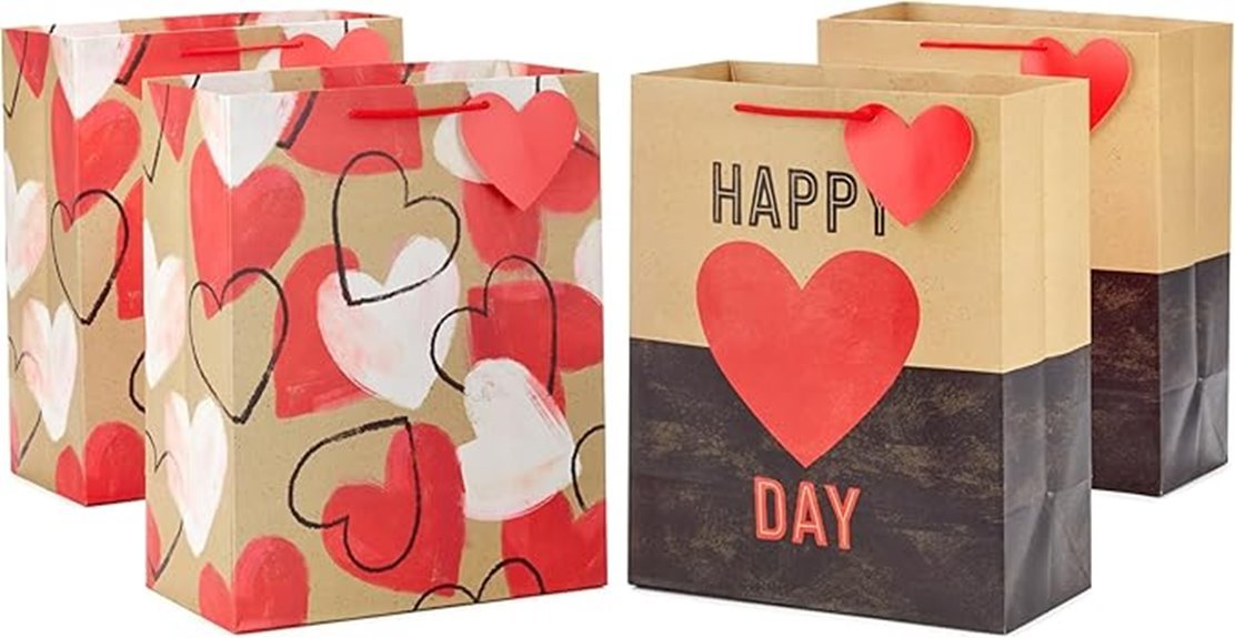 13 inch kraft valentine s gift bags