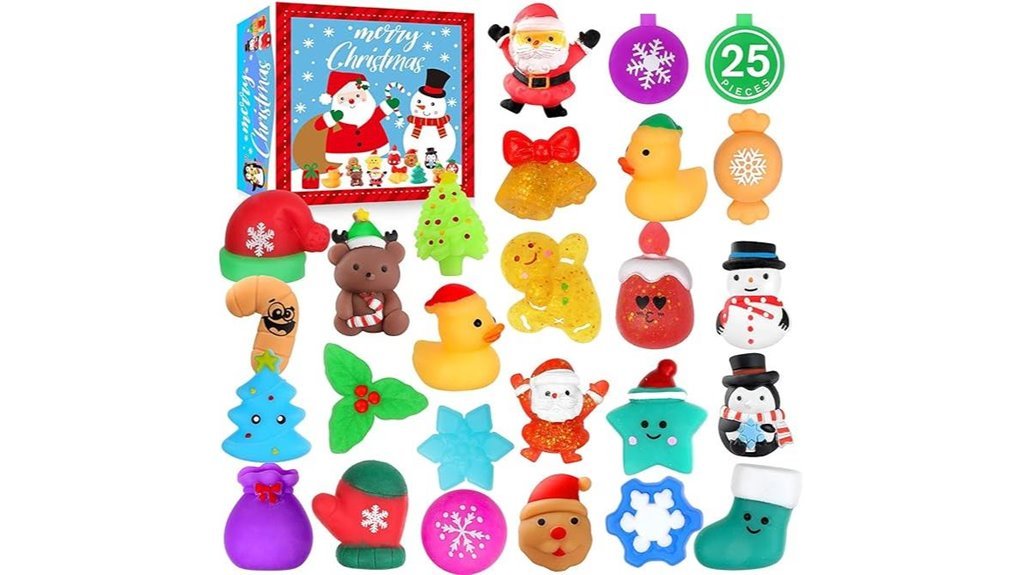25 christmas mochi squishy toys