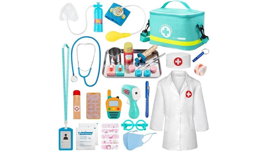 34 piece kids doctor playset