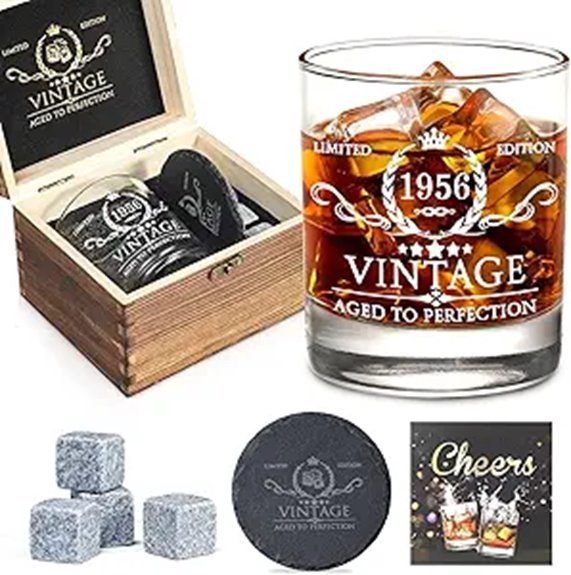 70th birthday whiskey set
