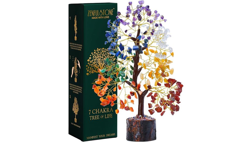 7 chakra crystal money tree