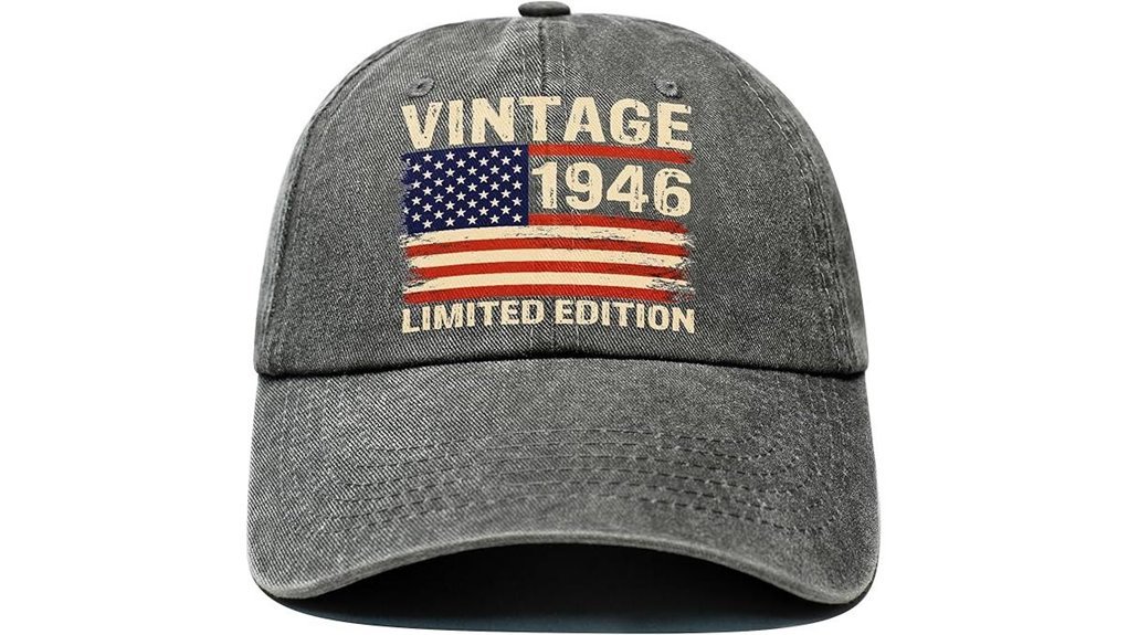 80th birthday baseball cap