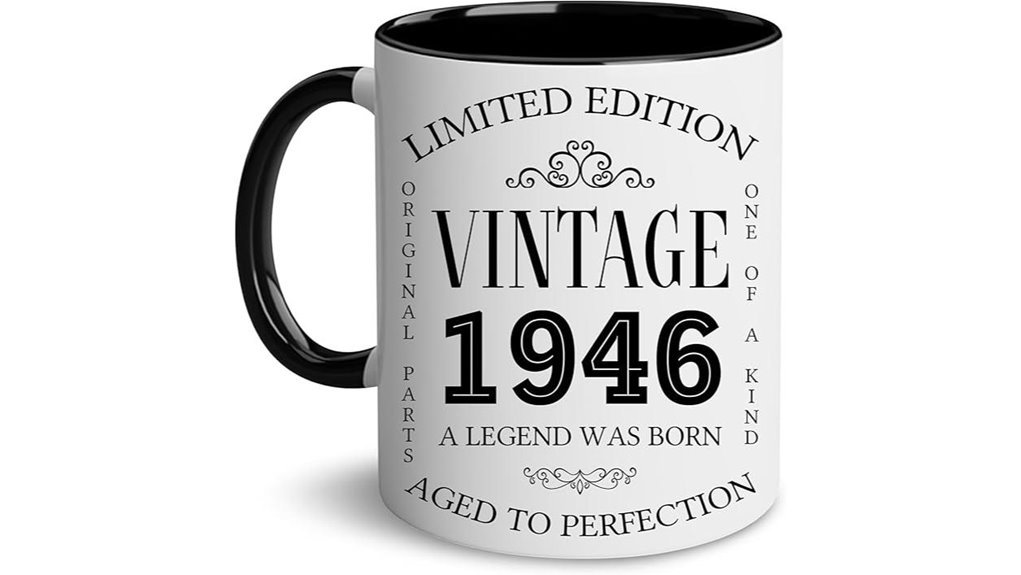 80th birthday coffee mug
