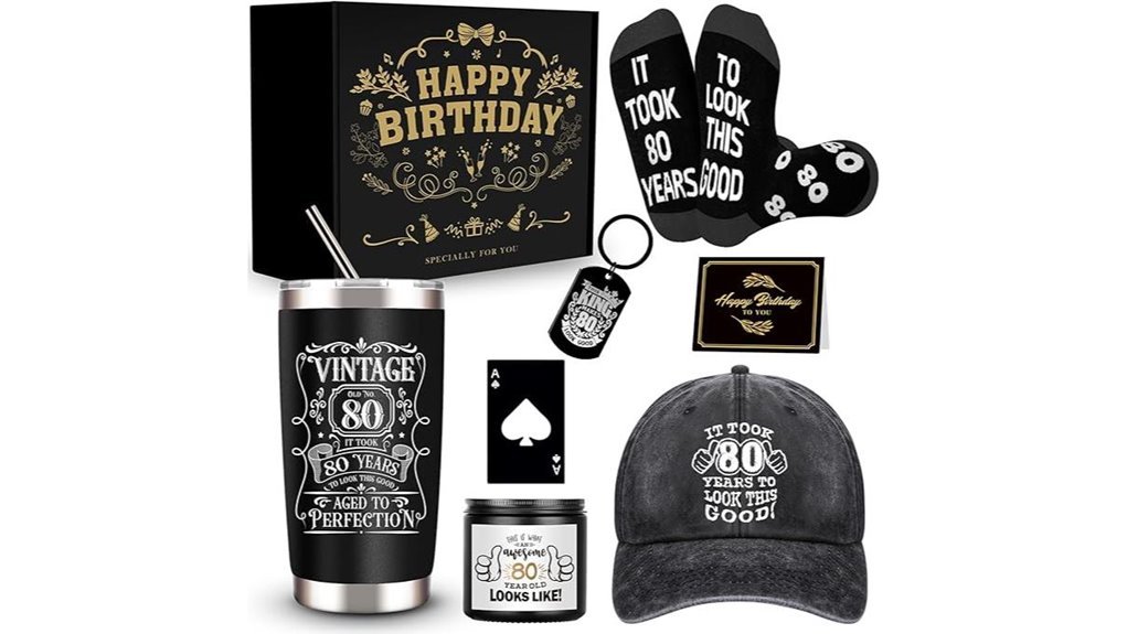 80th birthday gift box