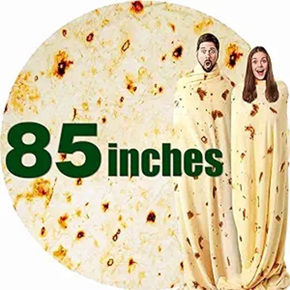 85 inch burrito tortilla blanket