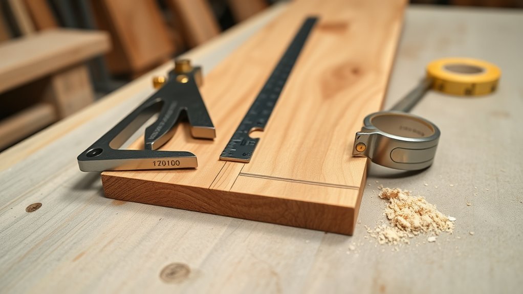 accurately measure and mark