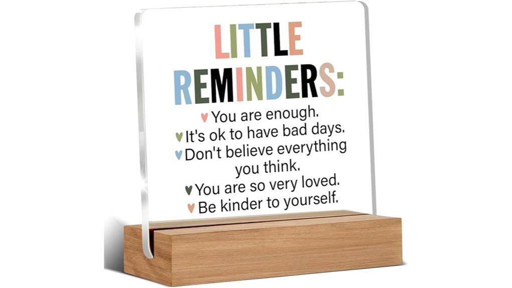 acrylic desk sign stand