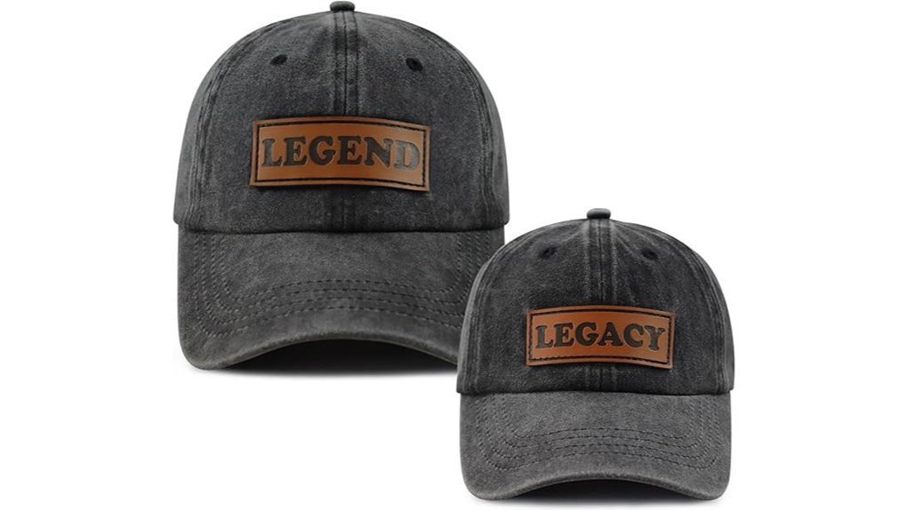 adjustable cotton dad son baseball caps