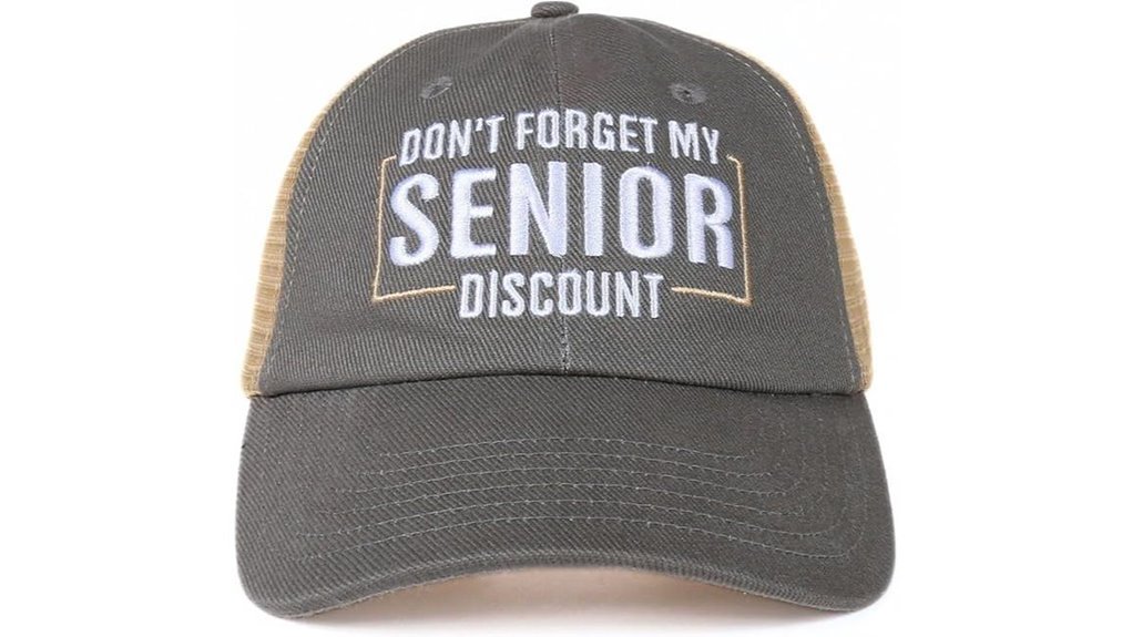 adjustable senior men s hat