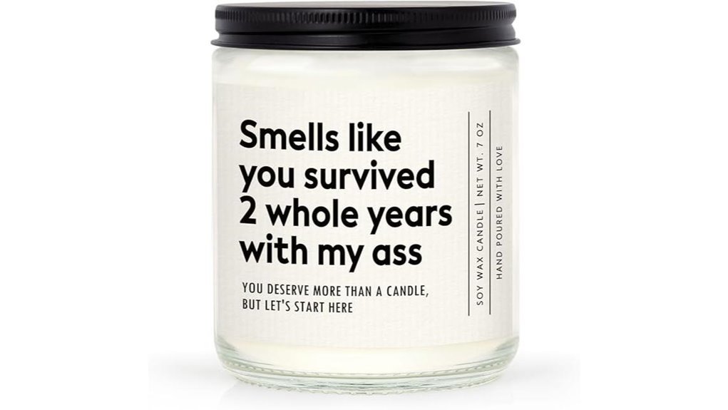 anniversary candle gift