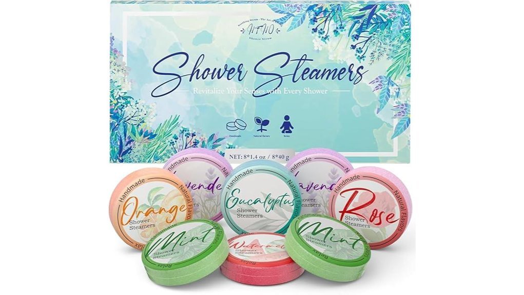aromatherapy shower steamers pack