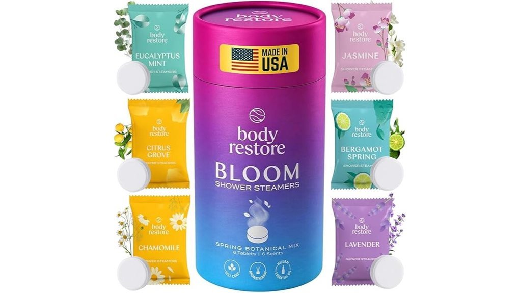 aromatherapy shower steamers pack