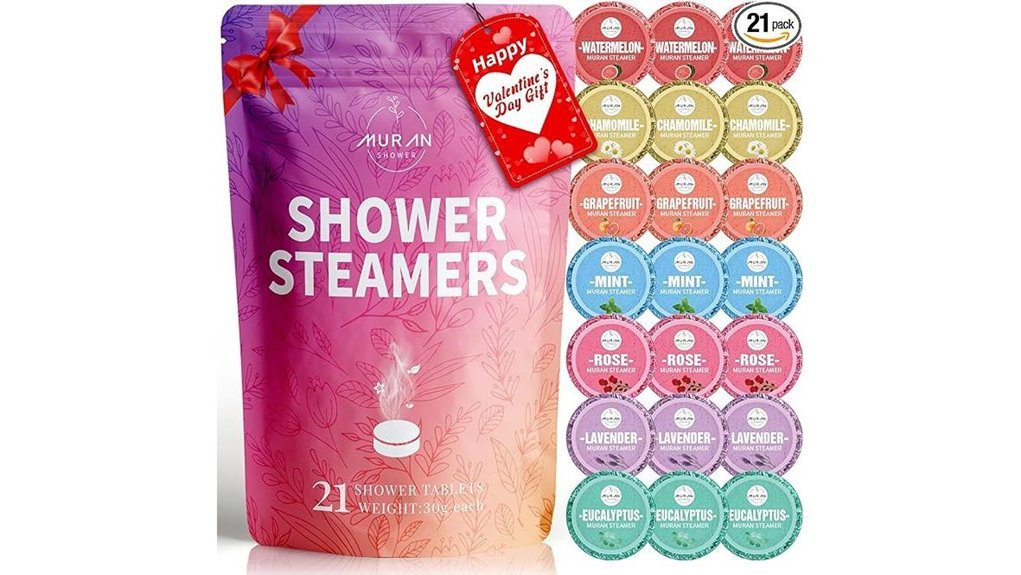 aromatherapy shower steamers set