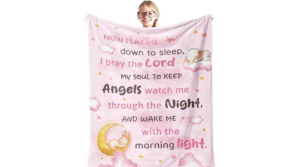 baby girl s baptism blanket