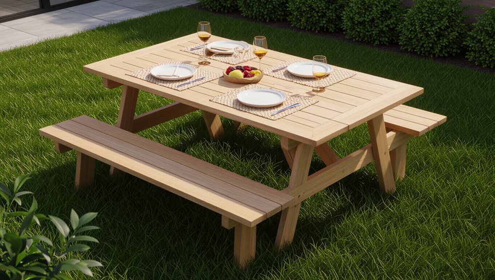 backyard picnic under stars