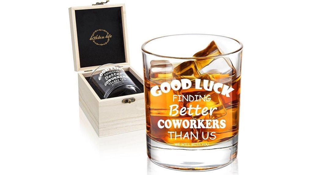 best coworkers whiskey glass