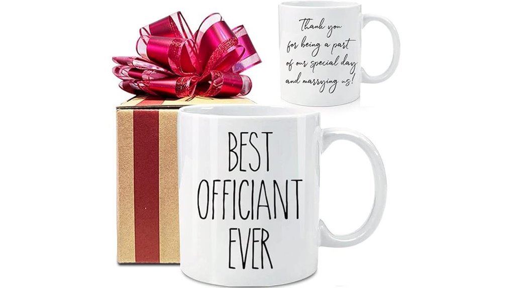 best officiant thank you