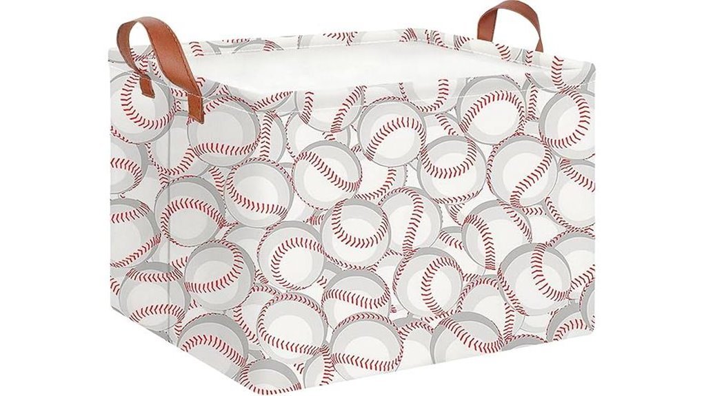 big baseball storage basket