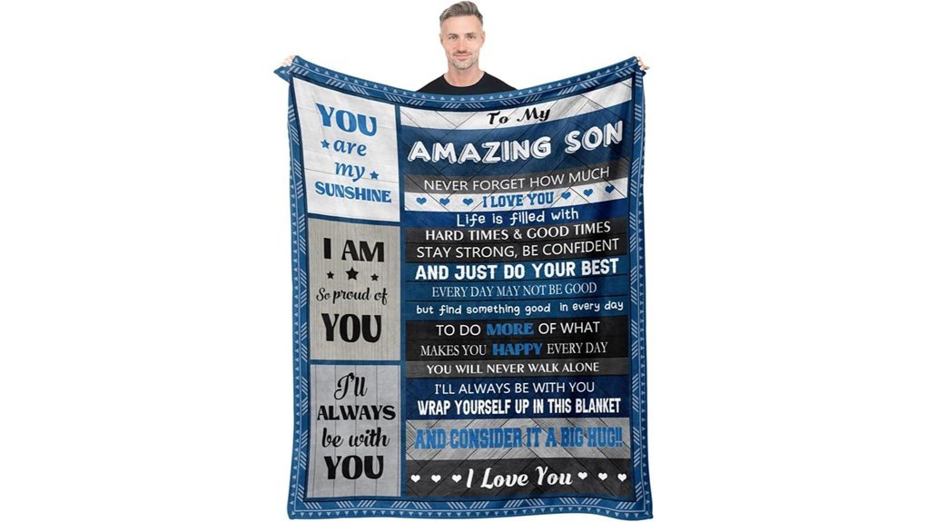 blanket gift for son