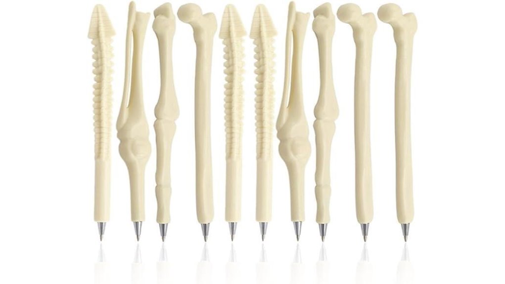 bone shaped ballpoint pen pack