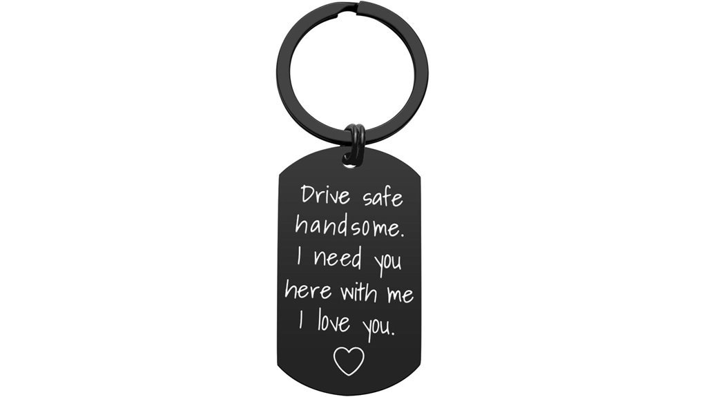 boyfriend s drive safe keychain