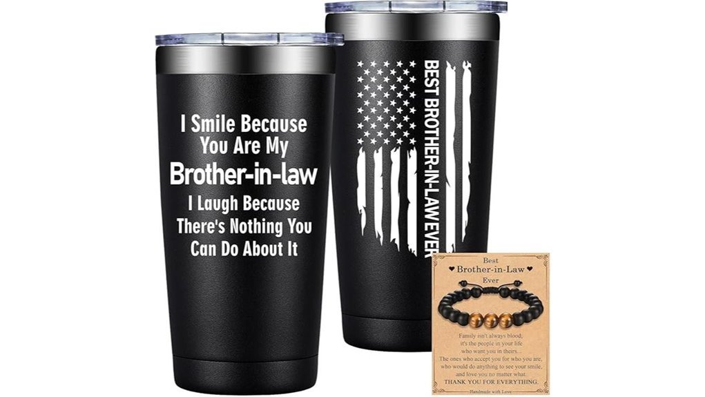 brother in law 20oz tumbler gift