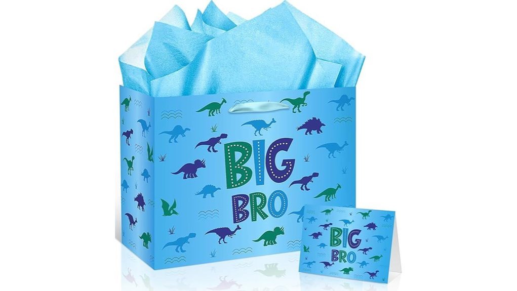 brother themed gift bag