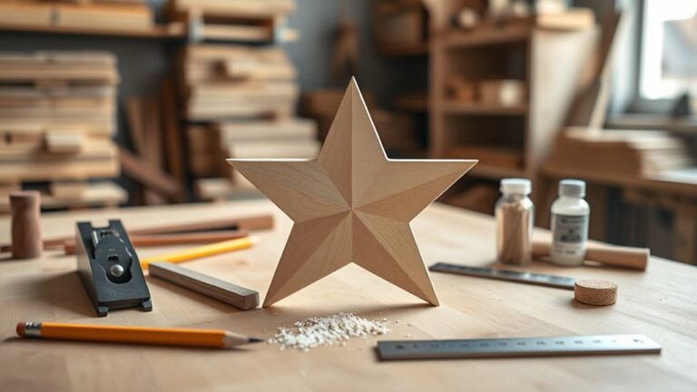 build a five point star