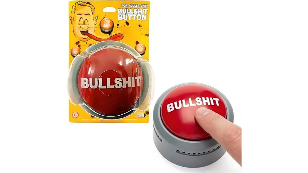 bullshit button joke gadget