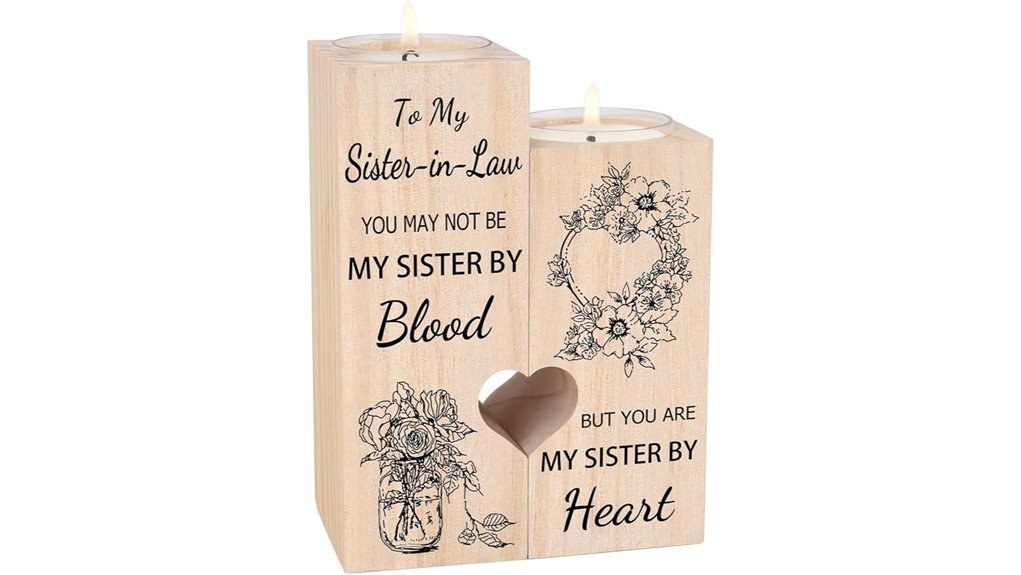 candlestick gift for sister in law
