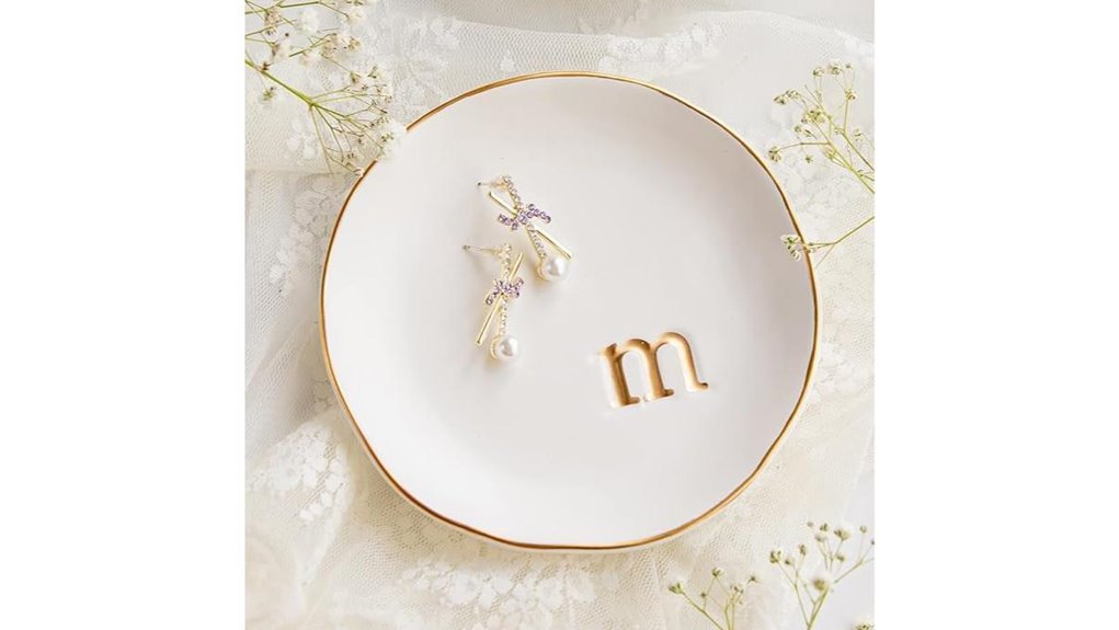 ceramic jewelry trinket dish