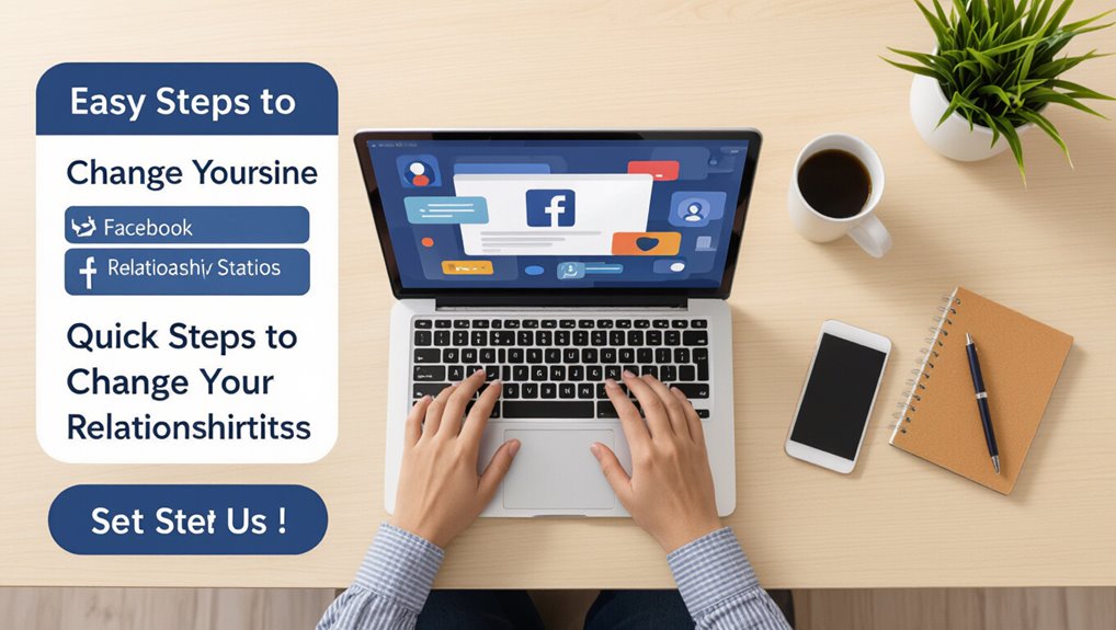 change facebook relationship status