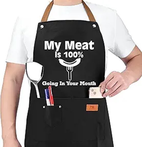 chef apron with pockets