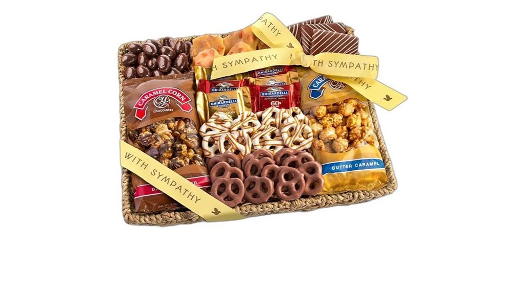 chocolate caramel crunch basket
