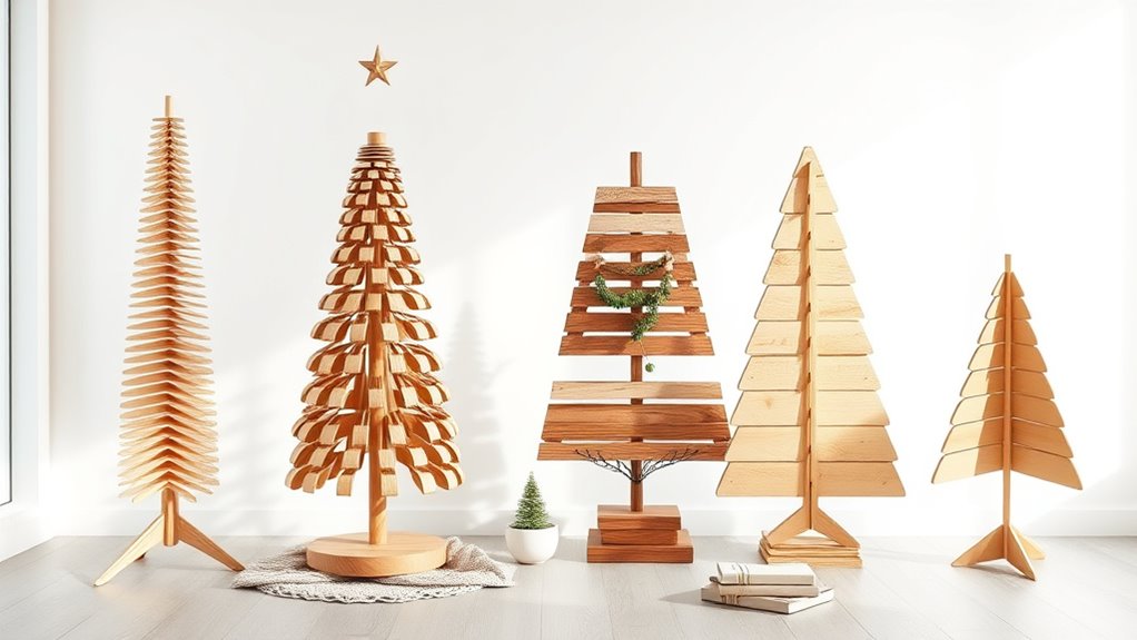 choose the perfect wooden christmas tree