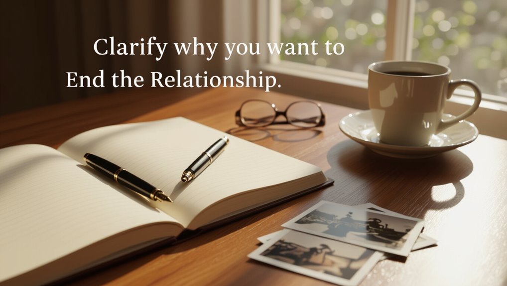 clarify reasons for ending