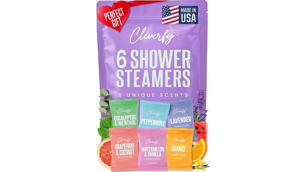cleverfy aromatherapy shower steamers