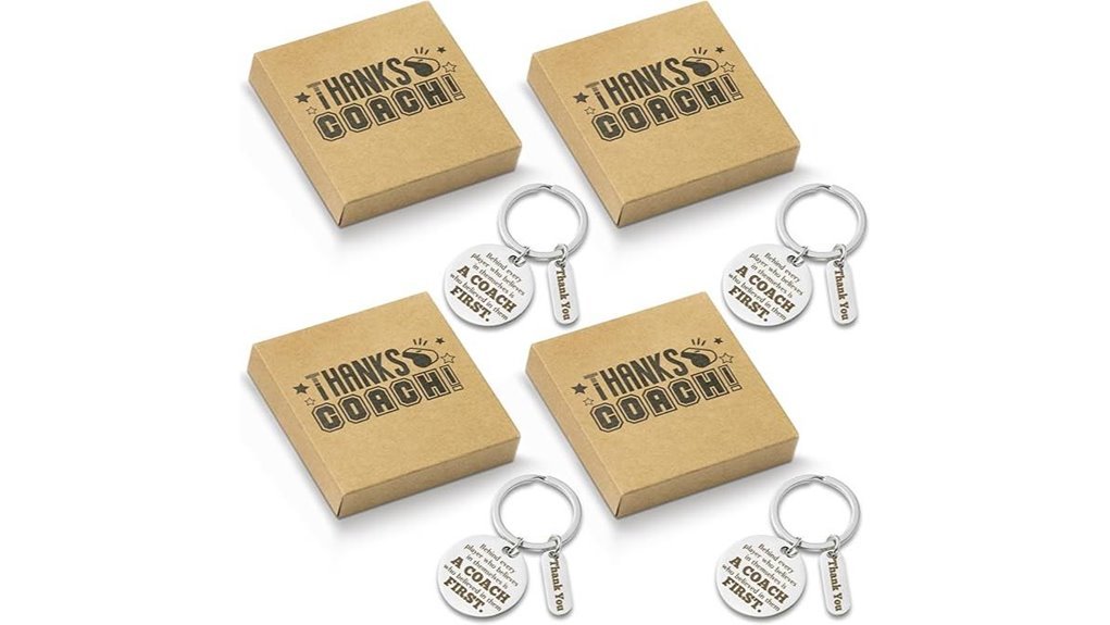 coach appreciation keychains