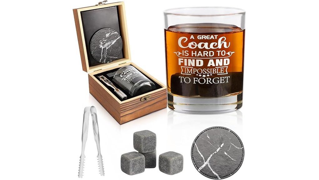 coach glass gift set