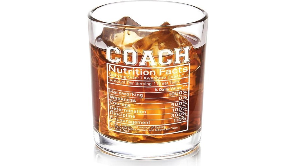 coach whiskey glass gift