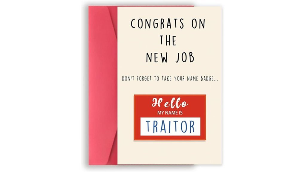 congratulations on your job