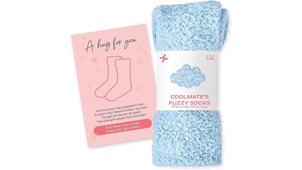 cozy fuzzy socks gift
