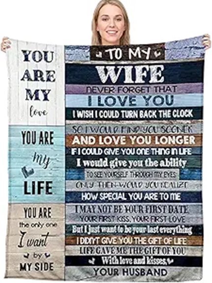 cozy romantic gift blanket