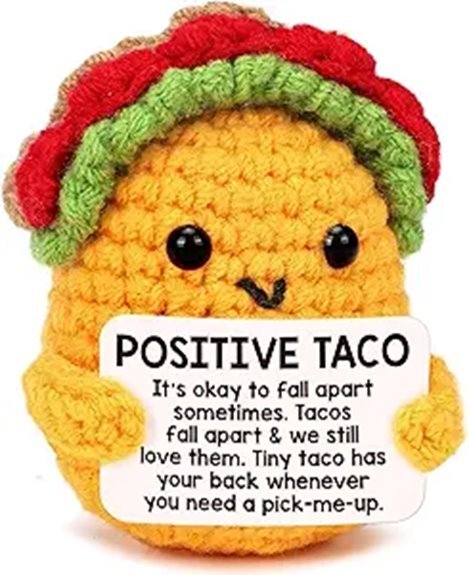 crochet taco birthday gifts
