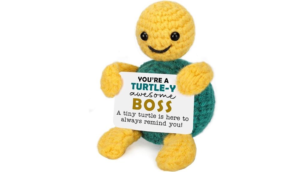 crochet turtle boss gift