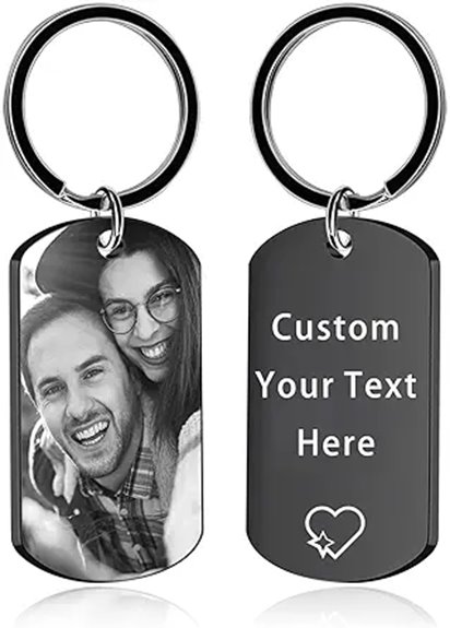 custom photo logo keychain