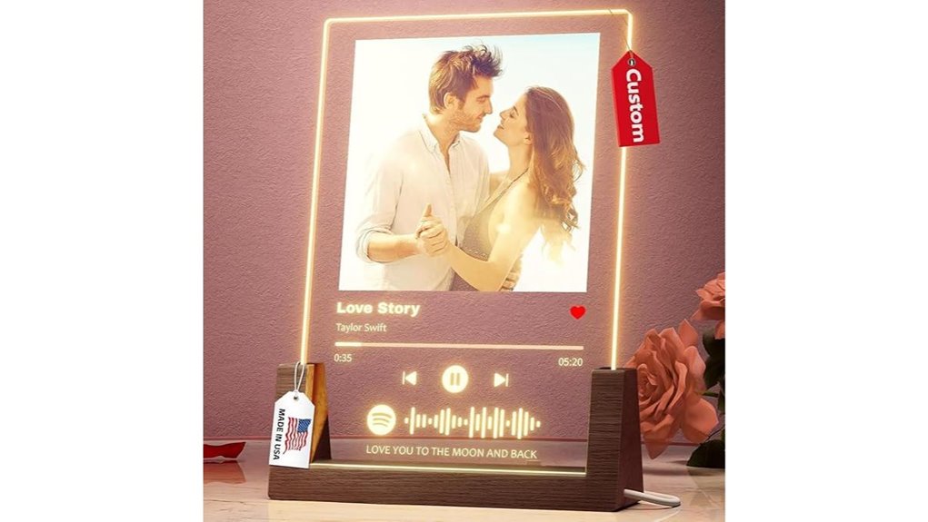 custom spotify acrylic plaque