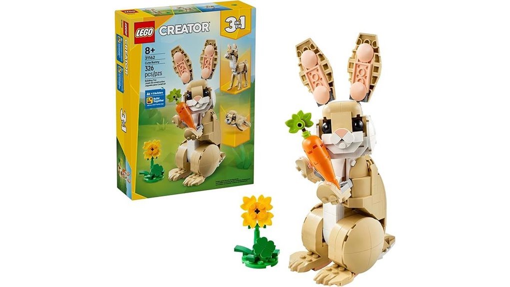 cute lego 3 in 1 bunny