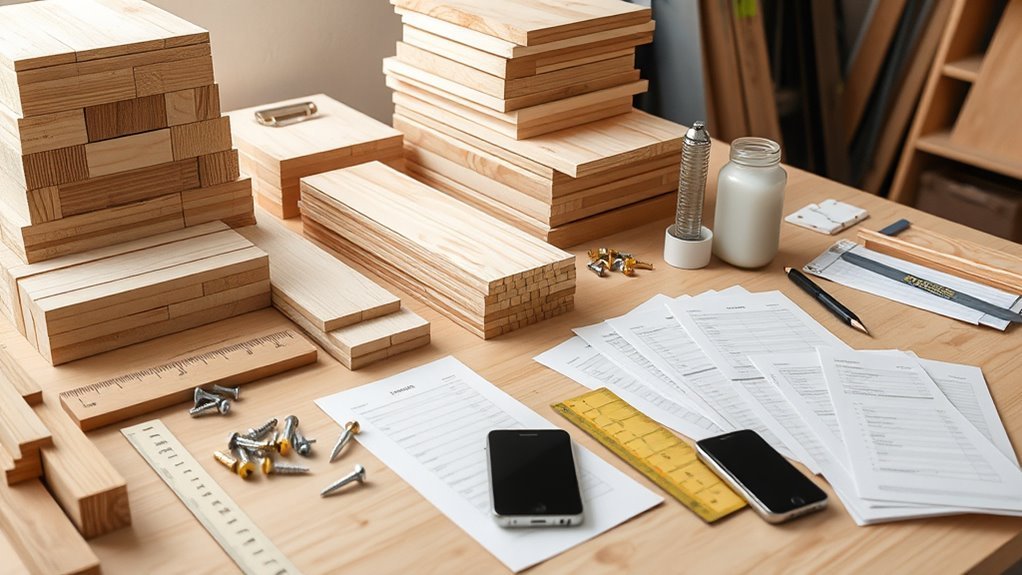 detailed material cost planning