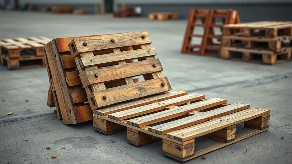 discard unsafe damaged pallets